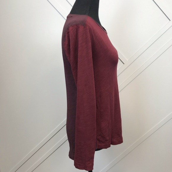 Madewell Whisper Cotton Long Sleeve Small Tee - Picture 3 of 5